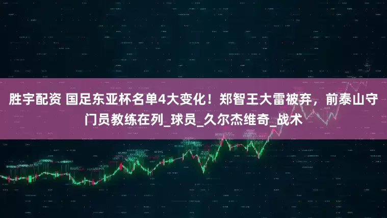胜宇配资 国足东亚杯名单4大变化！郑智王大雷被弃，前泰山守门员教练在列_球员_久尔杰维奇_战术