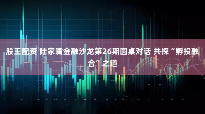 股王配资 陆家嘴金融沙龙第26期圆桌对话 共探“孵投融合”之道